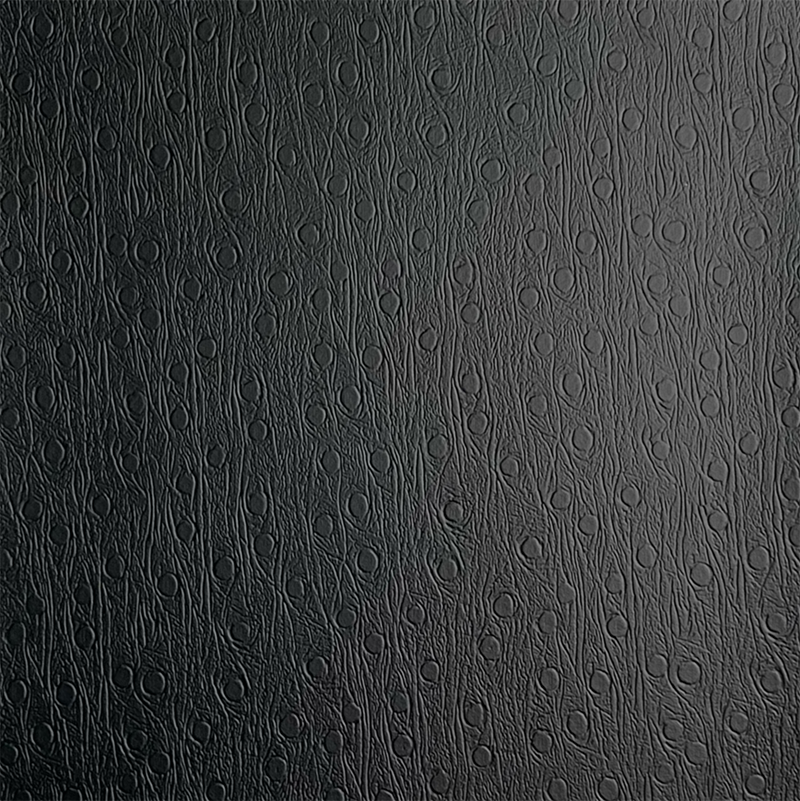 Svart PVC -läder för skor