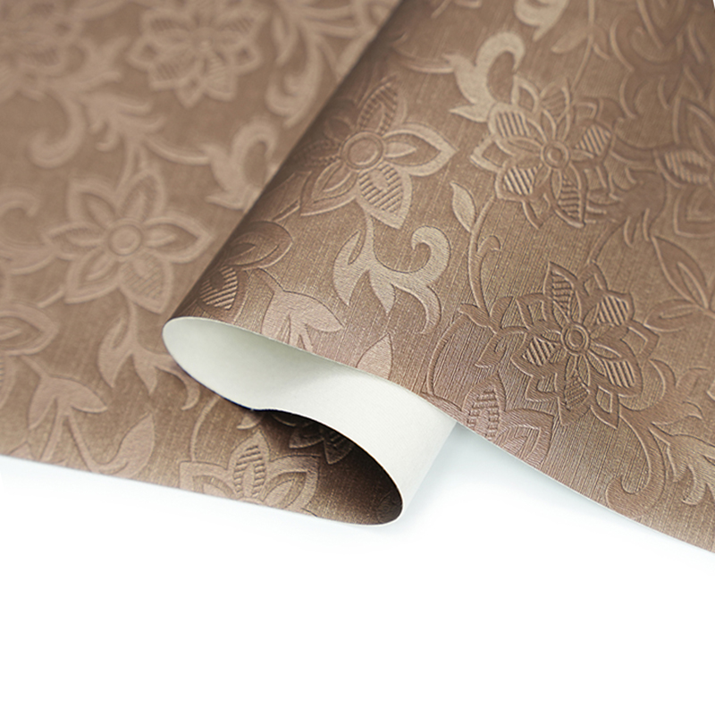 Blomma design syntetiskt läder för dekoration