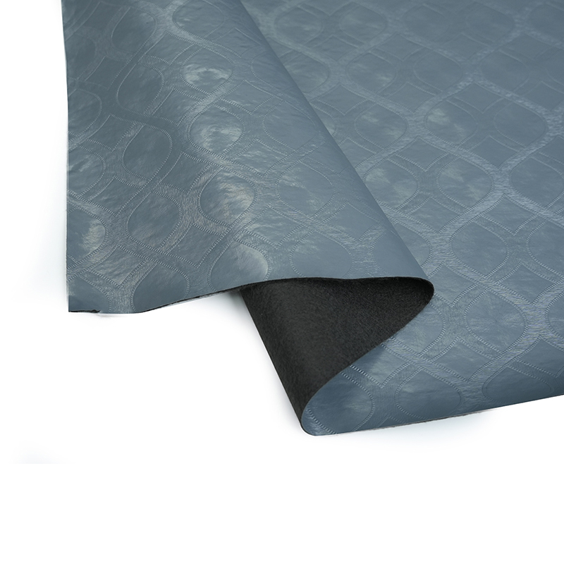 Mörkröd klädsel PVC -läder